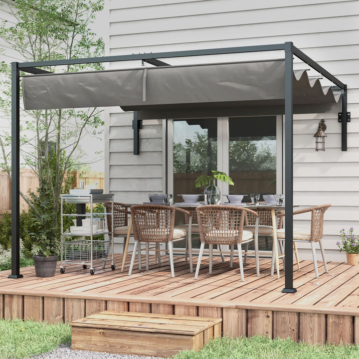 3 x 4m Lean To Pergola