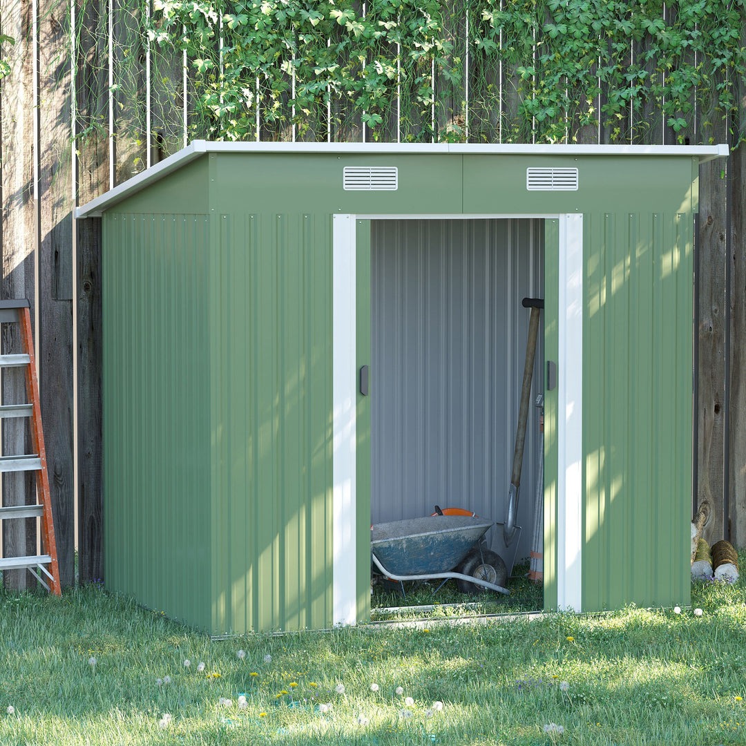 6.8 x 4.3ft Outdoor Garden Storage Shed