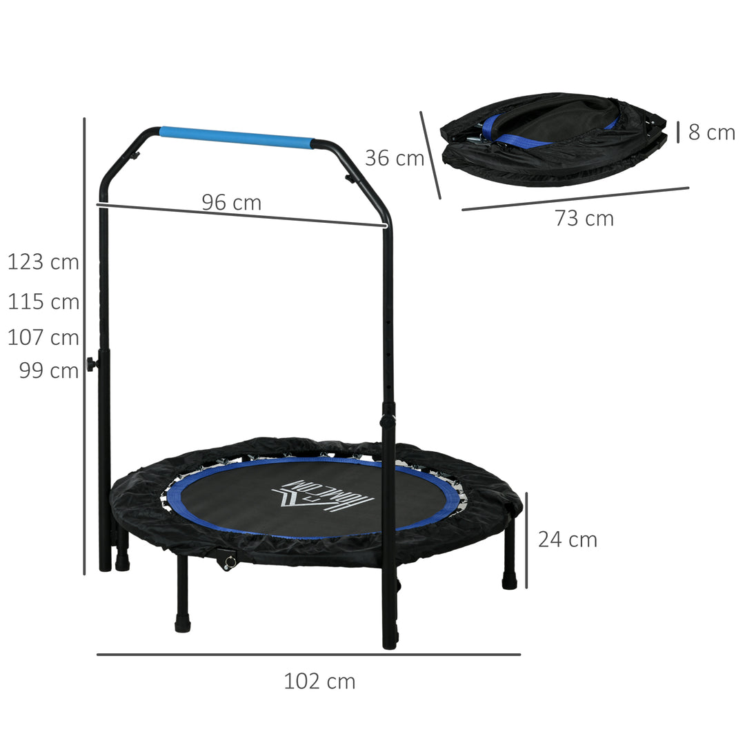 40" Foldable Mini Fitness Trampoline