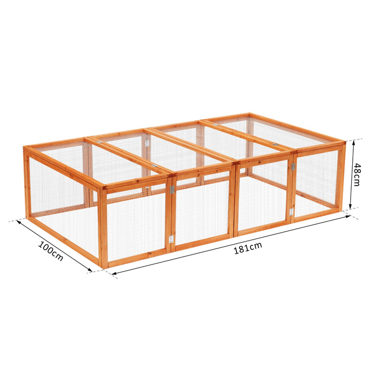 Rabbit Hutch W/ Mesh Wire