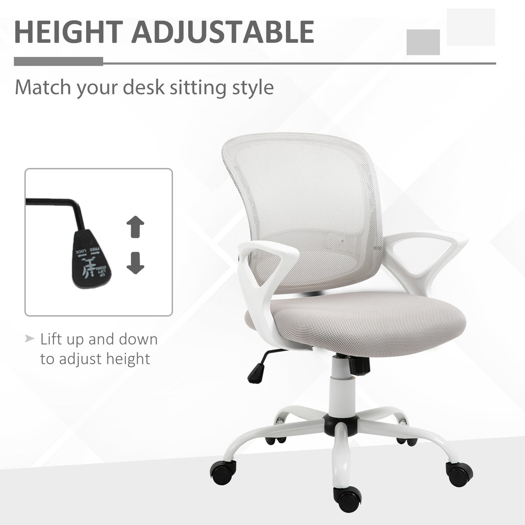 Vinsetto Mesh Office Swivel Chair with Adjustable Lumbar Support