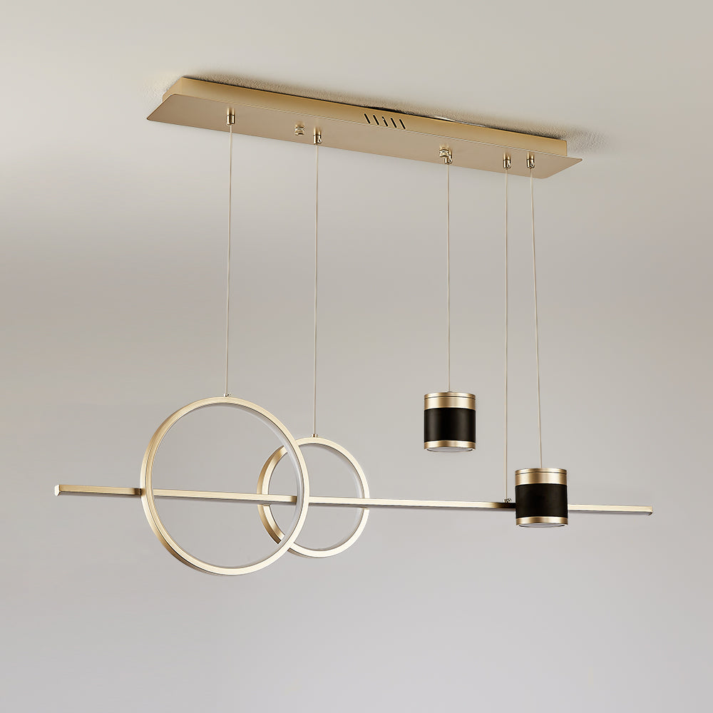 Gold Kitchen Island light Geometric Starry Pendant Light