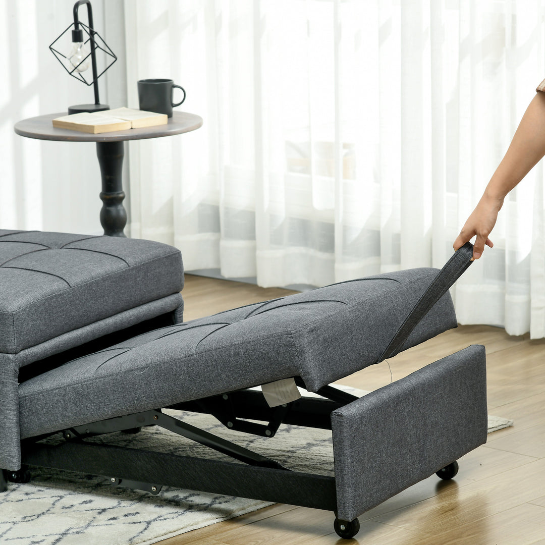 Convertible Chair Bed w/ Padding Seat