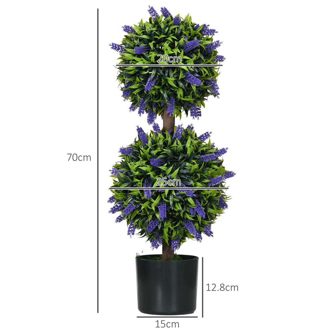 Set of 2 Artificial Plants