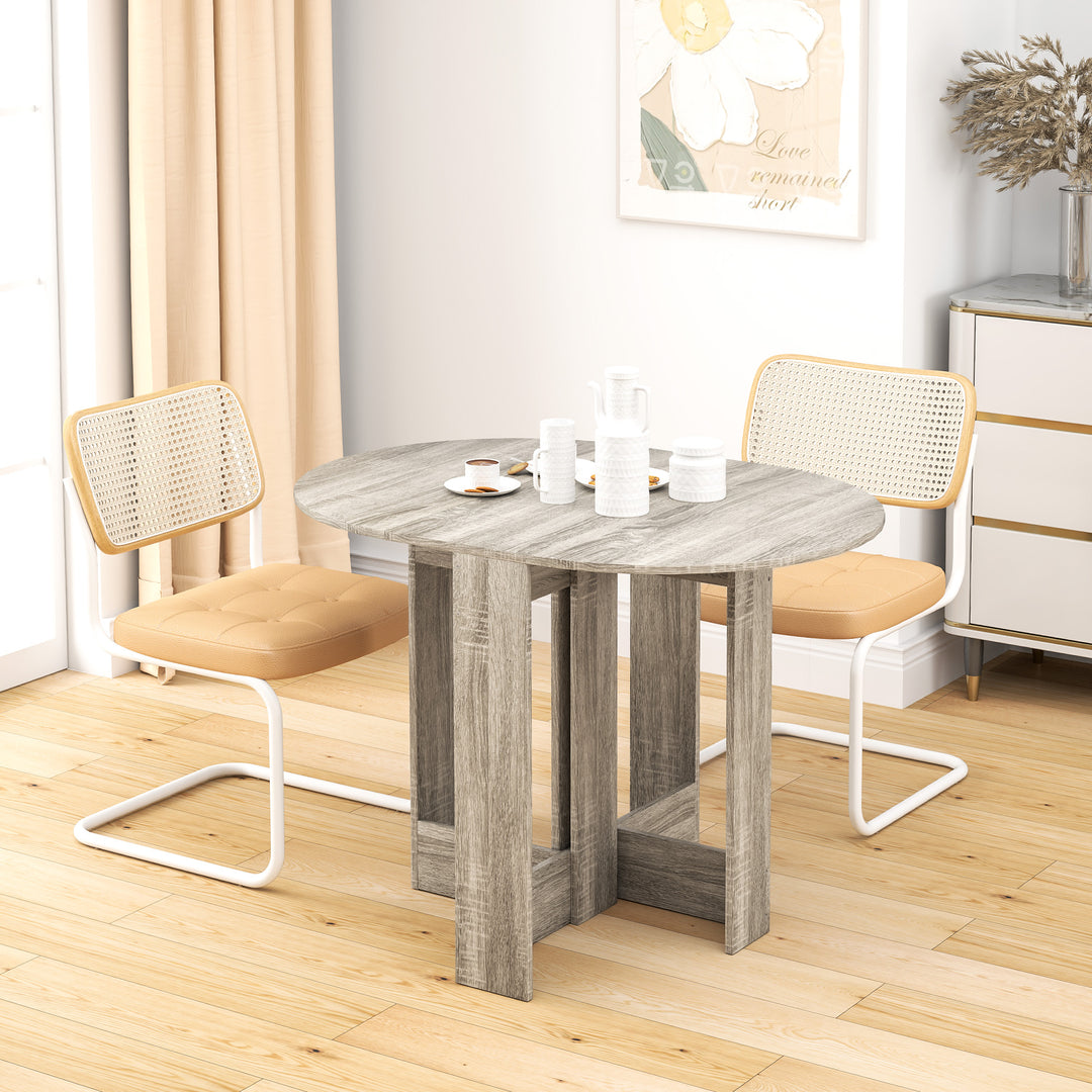 HOMCOM Space-saving Drop Leaf Table