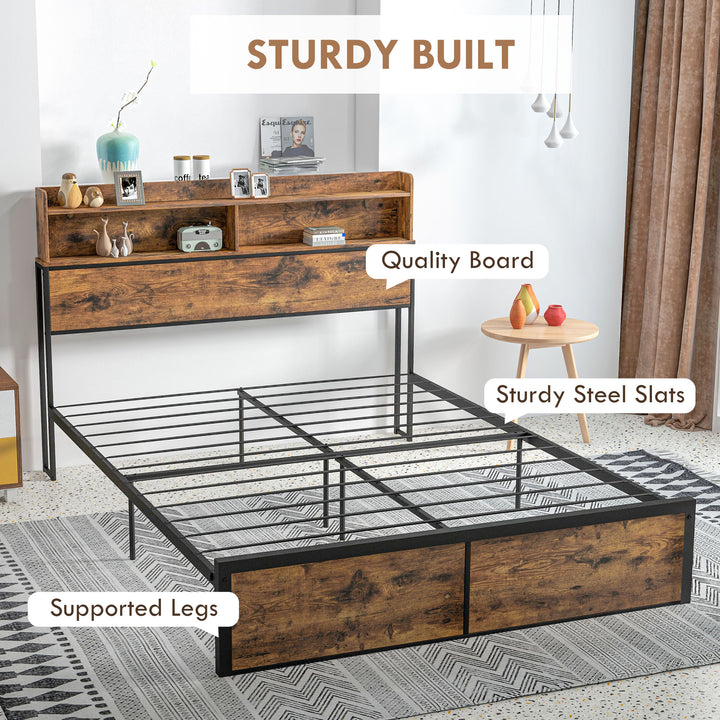 Industrial King Bed Frame