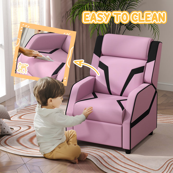 2 in 1 Kids Chair Recliner with Backrest