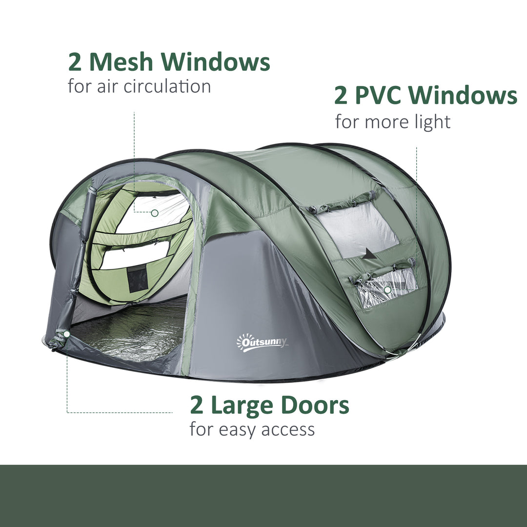 Camping Haven: 4-5 Person Pop-Up Tent