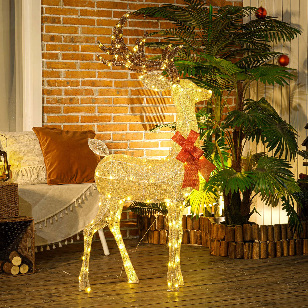 Lighted Reindeer Christmas Decoration