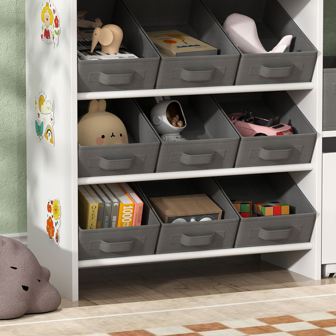 Kids Toy Storage Unit with 11 Bins