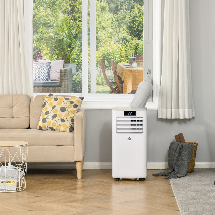 7000 BTU Mobile Air Conditioner Portable AC Unit for Cooling Dehumidifying Ventilating w/ Remote Controller