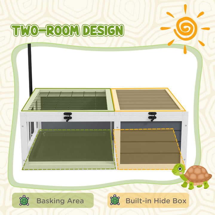 Tortoise Table with Adjustable Lamp Holder