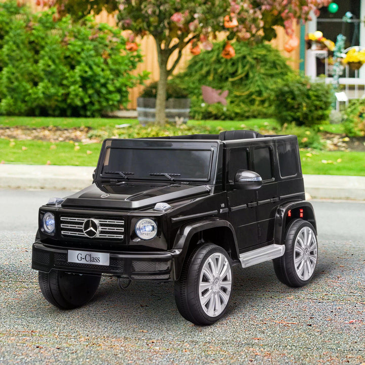 Compatible 12V Battery-powered Kids Electric Ride On Car Mercedes Benz G500 Toy w/ Parental Remote Control Music Lights MP3 Wheels