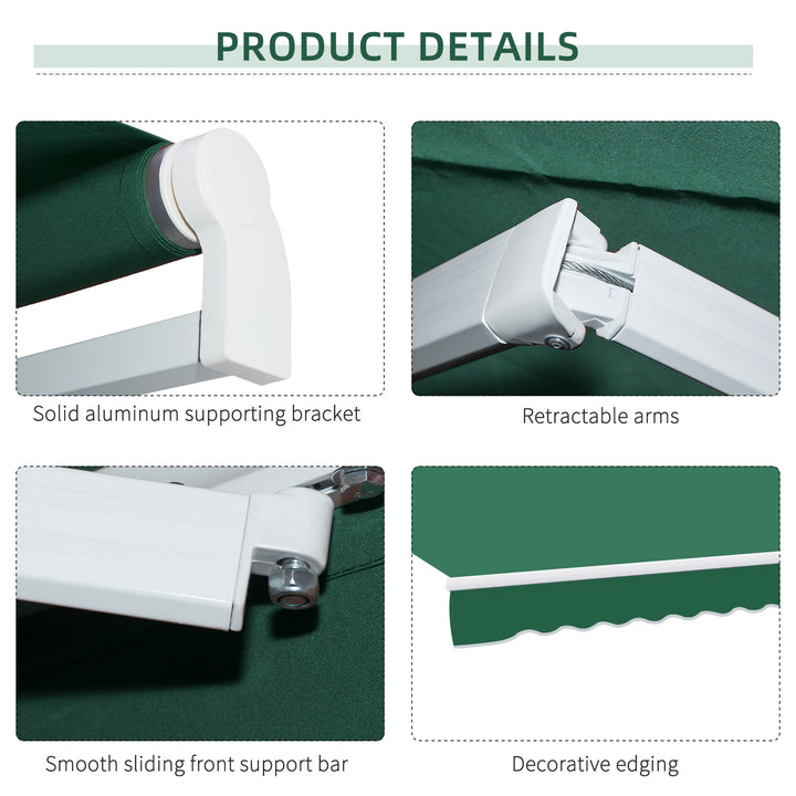 Waterproof Manual Retractable Awning