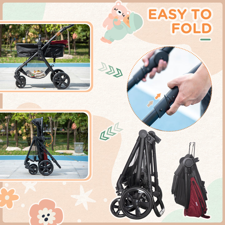 2 in 1 Reversible Seat Pushchair