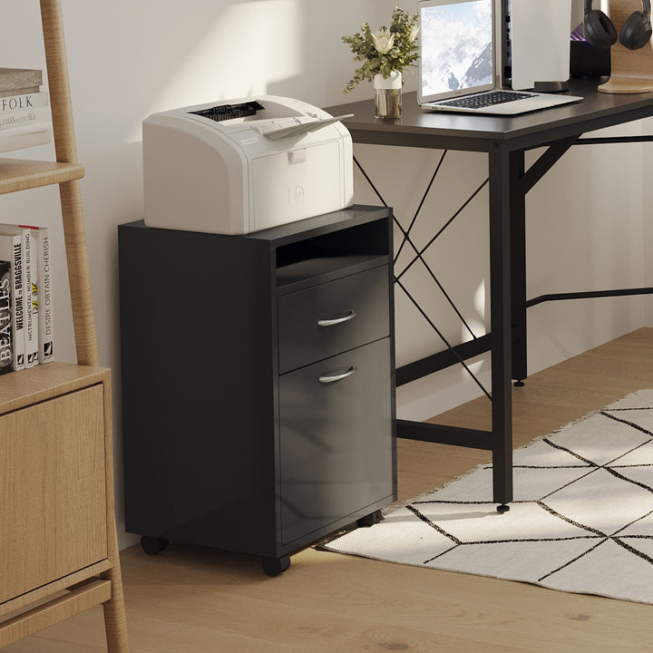 Mobile Storage Cabinet: Office Home Organiser with Drawer