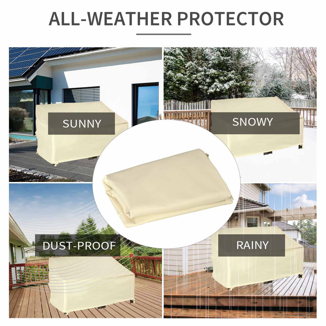 Outdoor Furniture Cover 2 Seater Loveseat Protection Tough PVC Lining Wind Rain Dust UV Waterproof