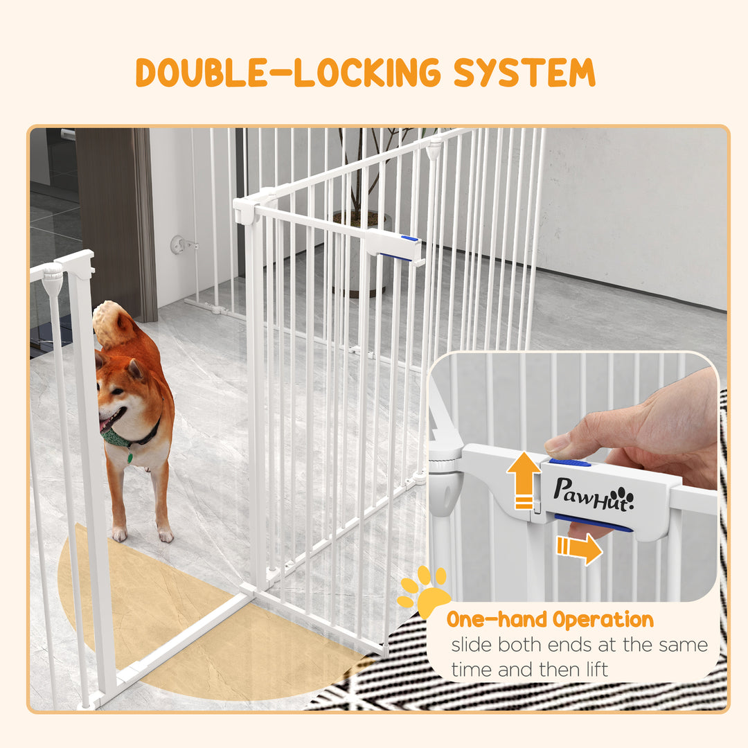 2-In-1 Multifunctional Dog Pen and Safety Pet Gate