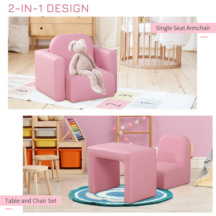 2 In 1 Toddler Sofa Chair