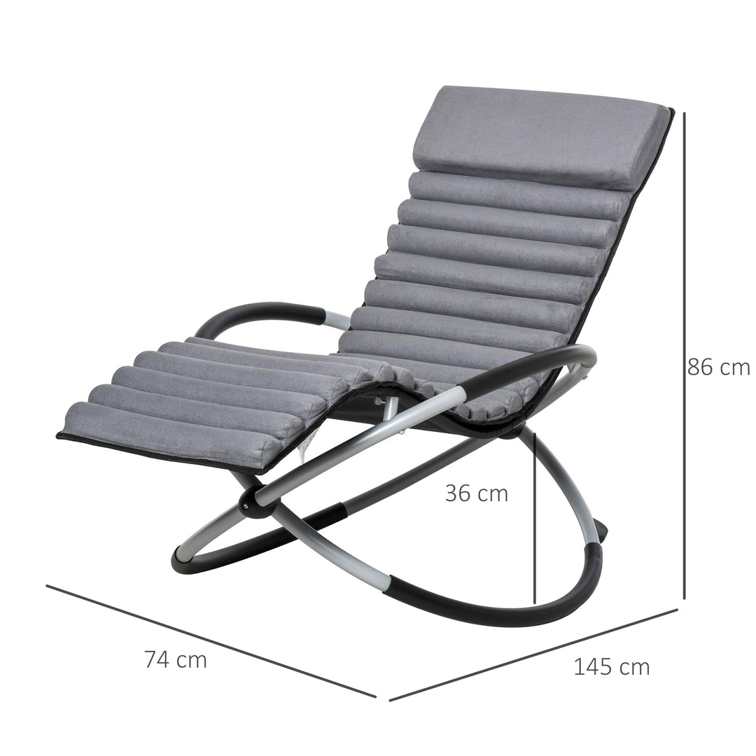 Folding Orbital Rocking Lounger