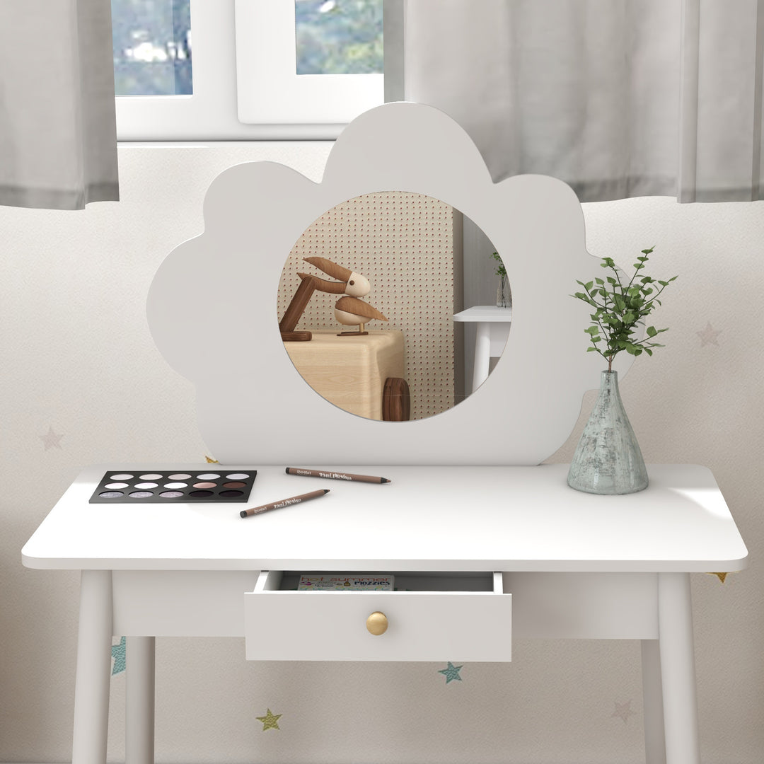 Kids Dressing Table with Mirror