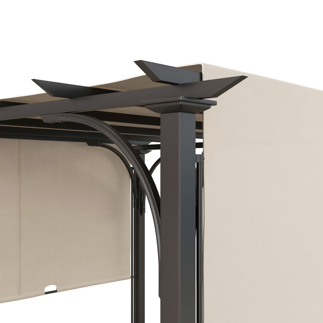 Waterproof 3 x 3(m) Outdoor Retractable Pergola