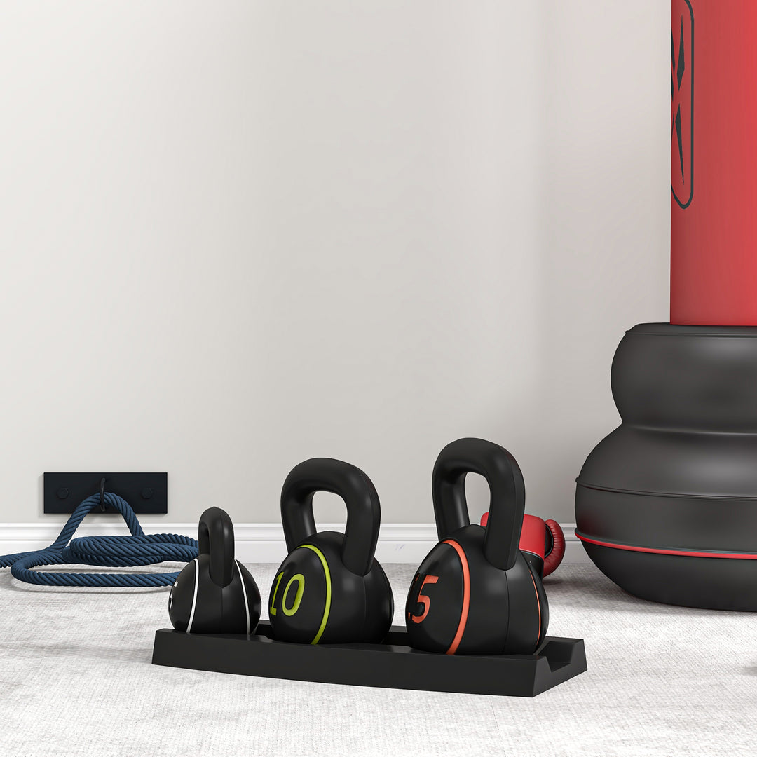 Kettlebell Set with Storage Rack