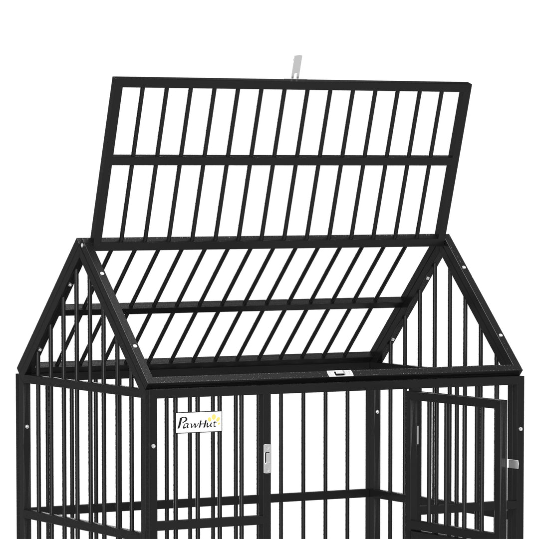 43" Heavy Duty Dog Crate on Wheels