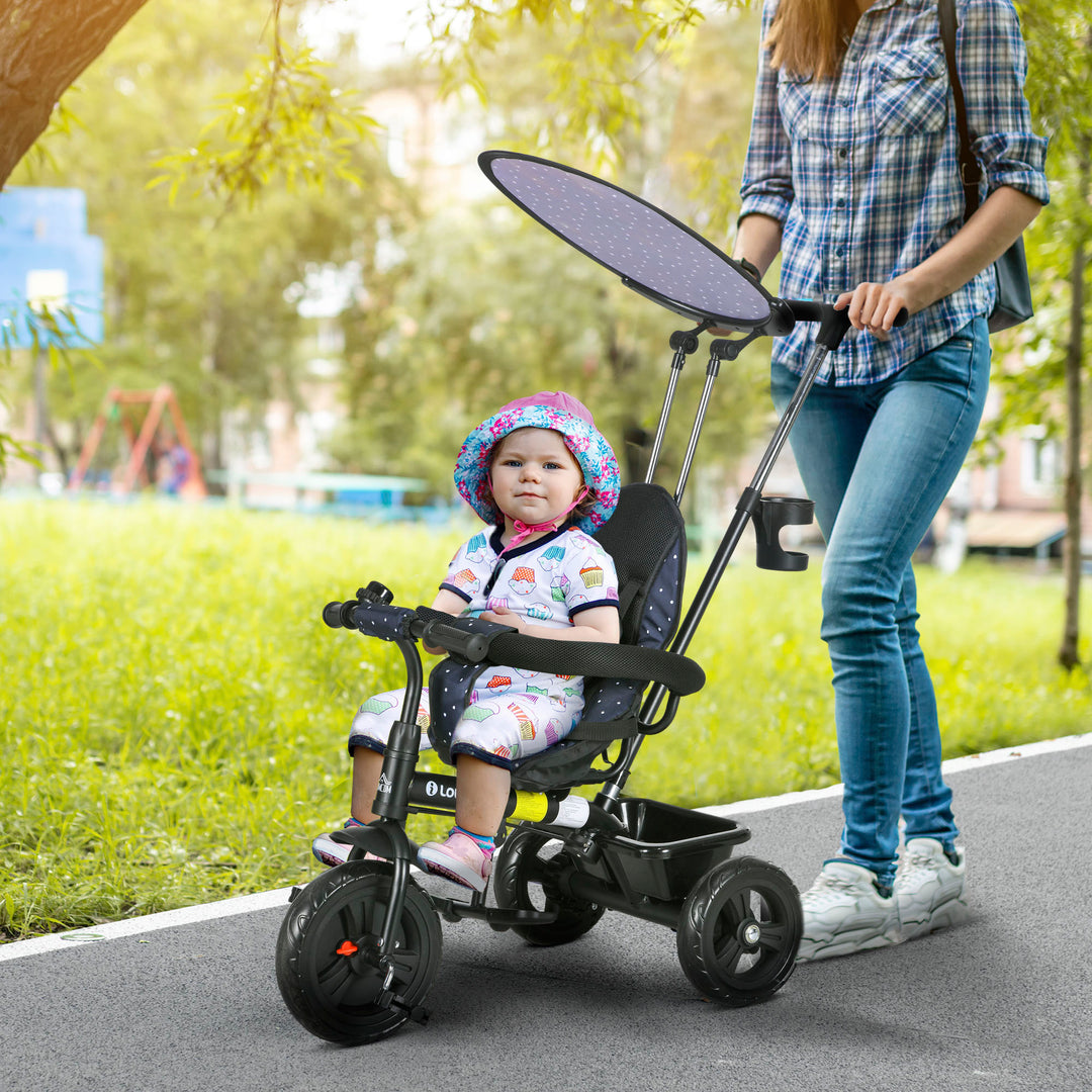 6 in 1 Tricycle for Kids with 5-point harness straps