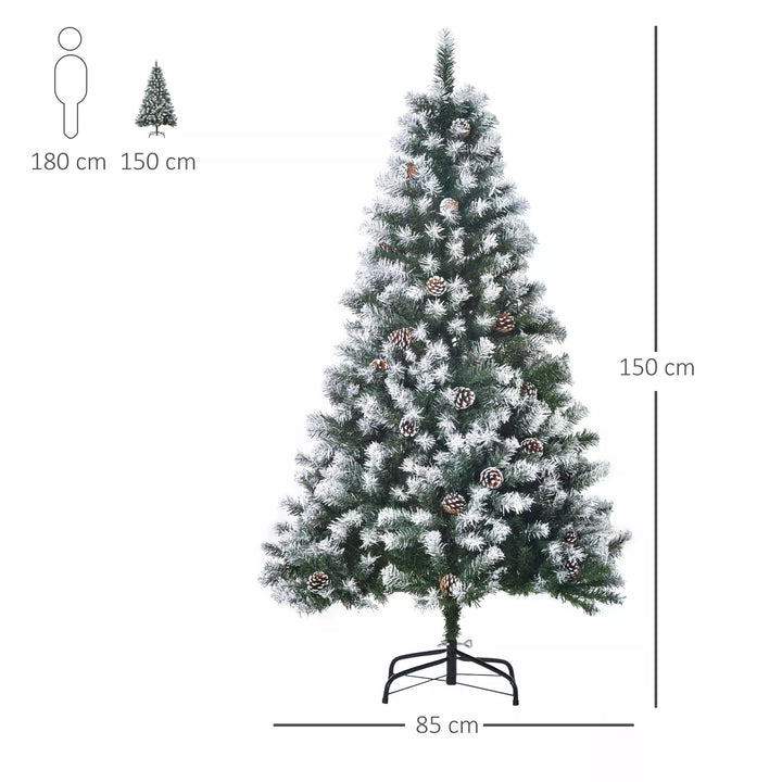 5FT Artificial Christmas Tree with Pine Cones