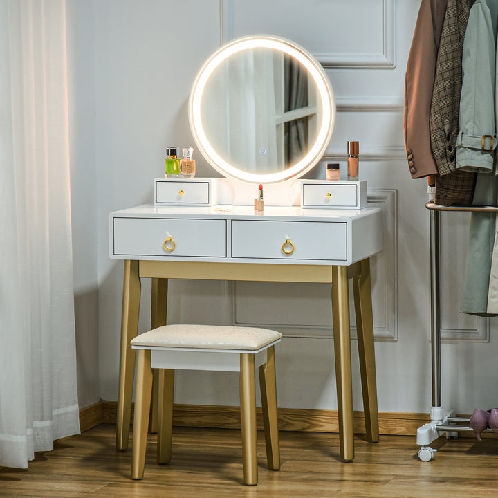 Dressing Table Set with Mirror