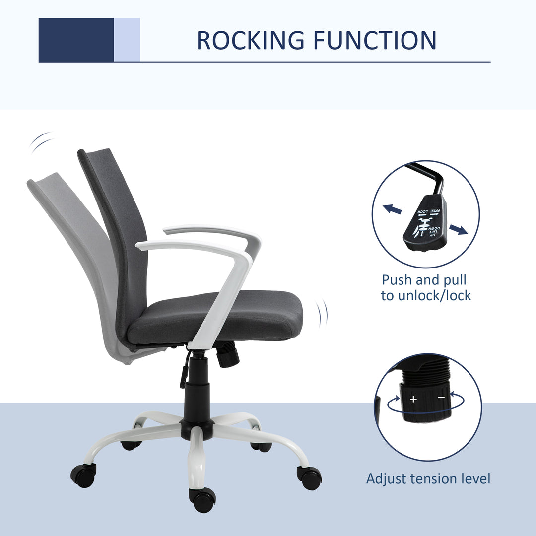 Vinsetto Computer Desk Chair, Dark Grey