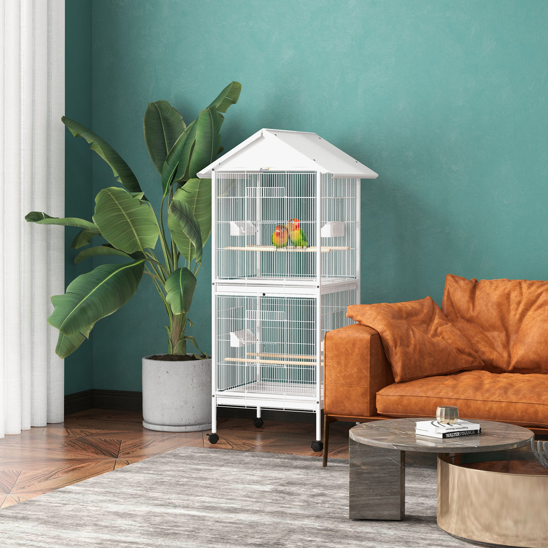 Budgie Cage with Rolling Stand