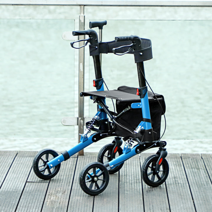 Folding Rollator Walker with Seat