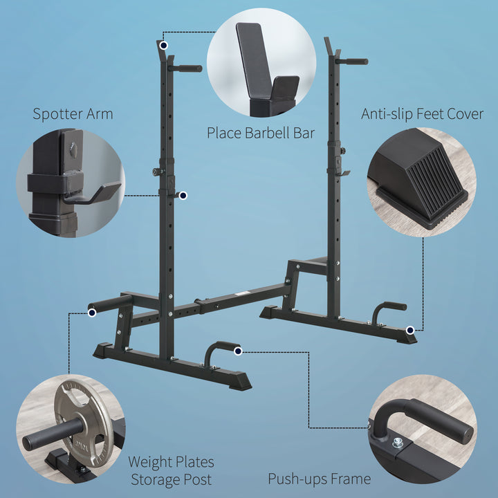 Multi-Function Barbell Squat Rack Stand