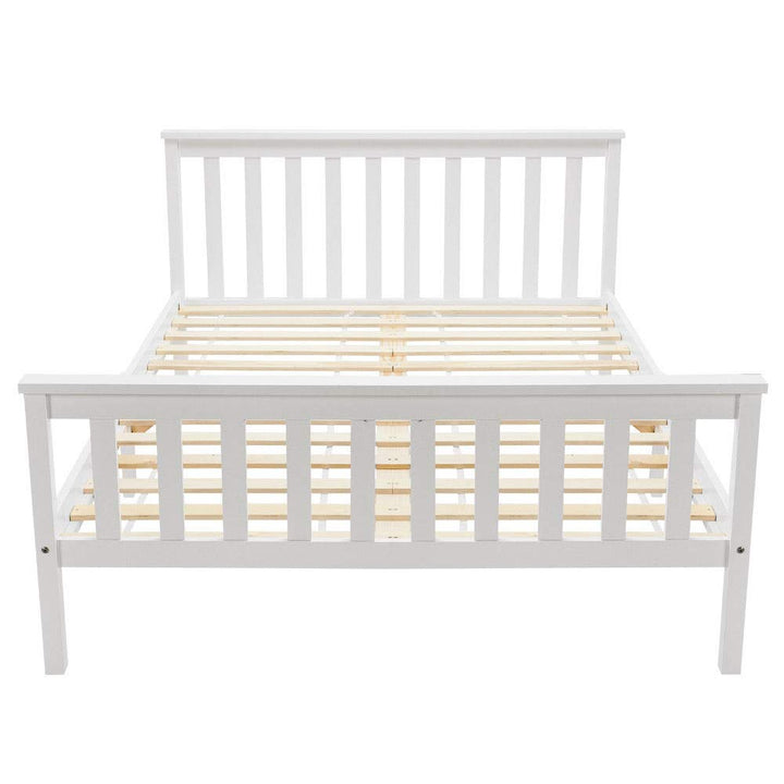 Double Wooden Bed Frame 4ft6 Solid Pine Wood with Eco-Friendly Finish