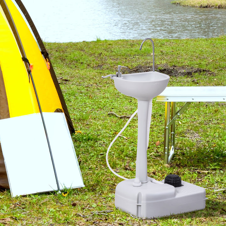 Portable Outdoor Sink with Soap Dispenser