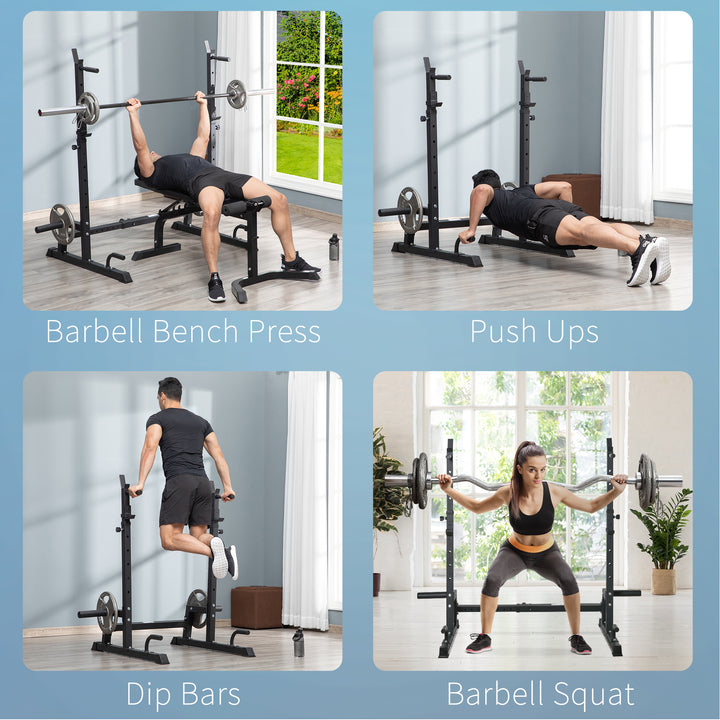 Multi-Function Barbell Squat Rack Stand