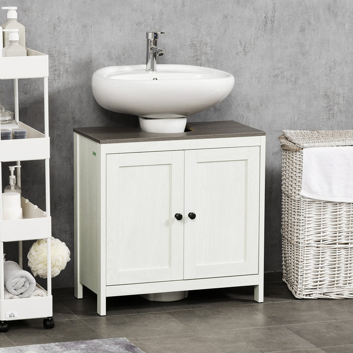 Kleankin Floor Standing Bathroom Sink Cabinet