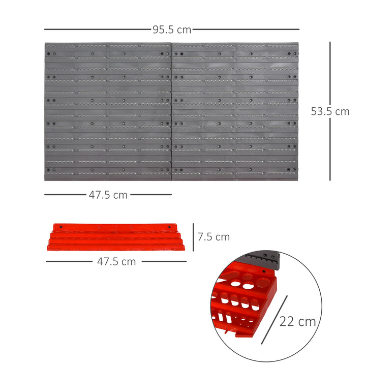 Wall Mounted Tool Storage Board