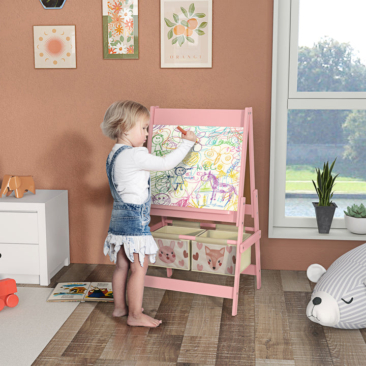 Three-In-One Kids Easel with Paper Roll