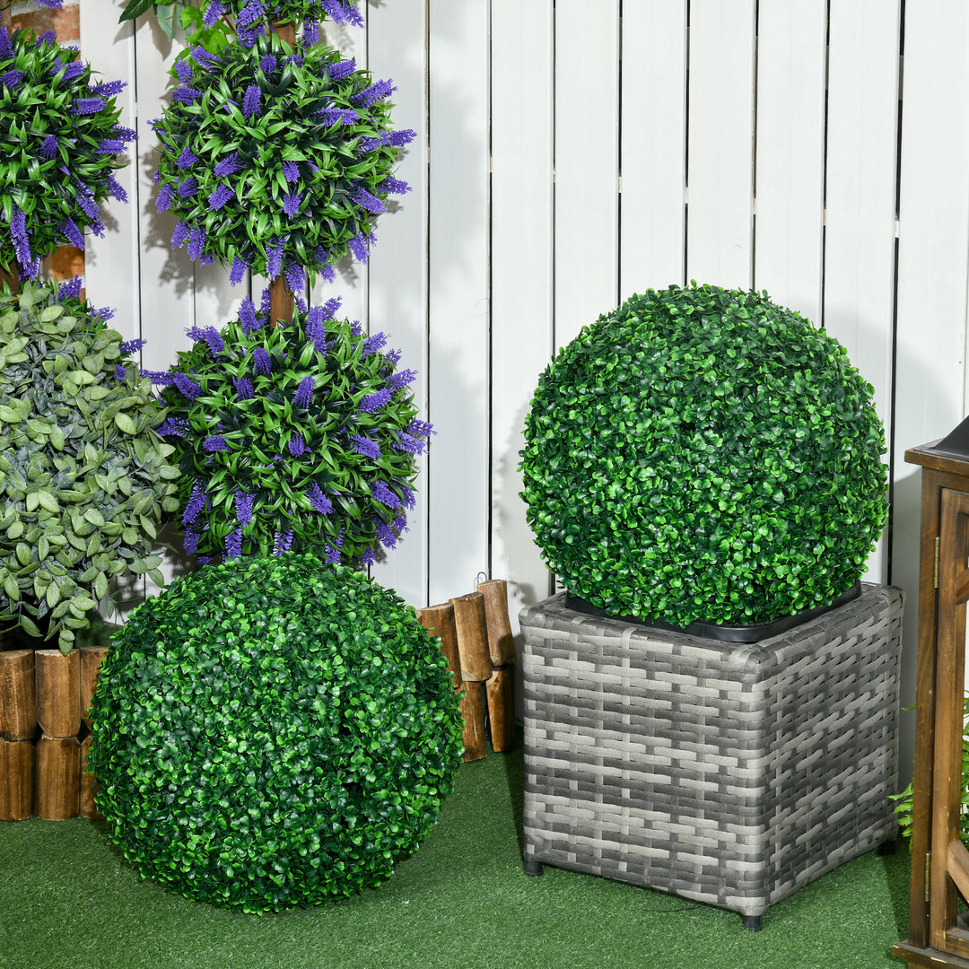 Set of 2 Artificial Topiary Balls