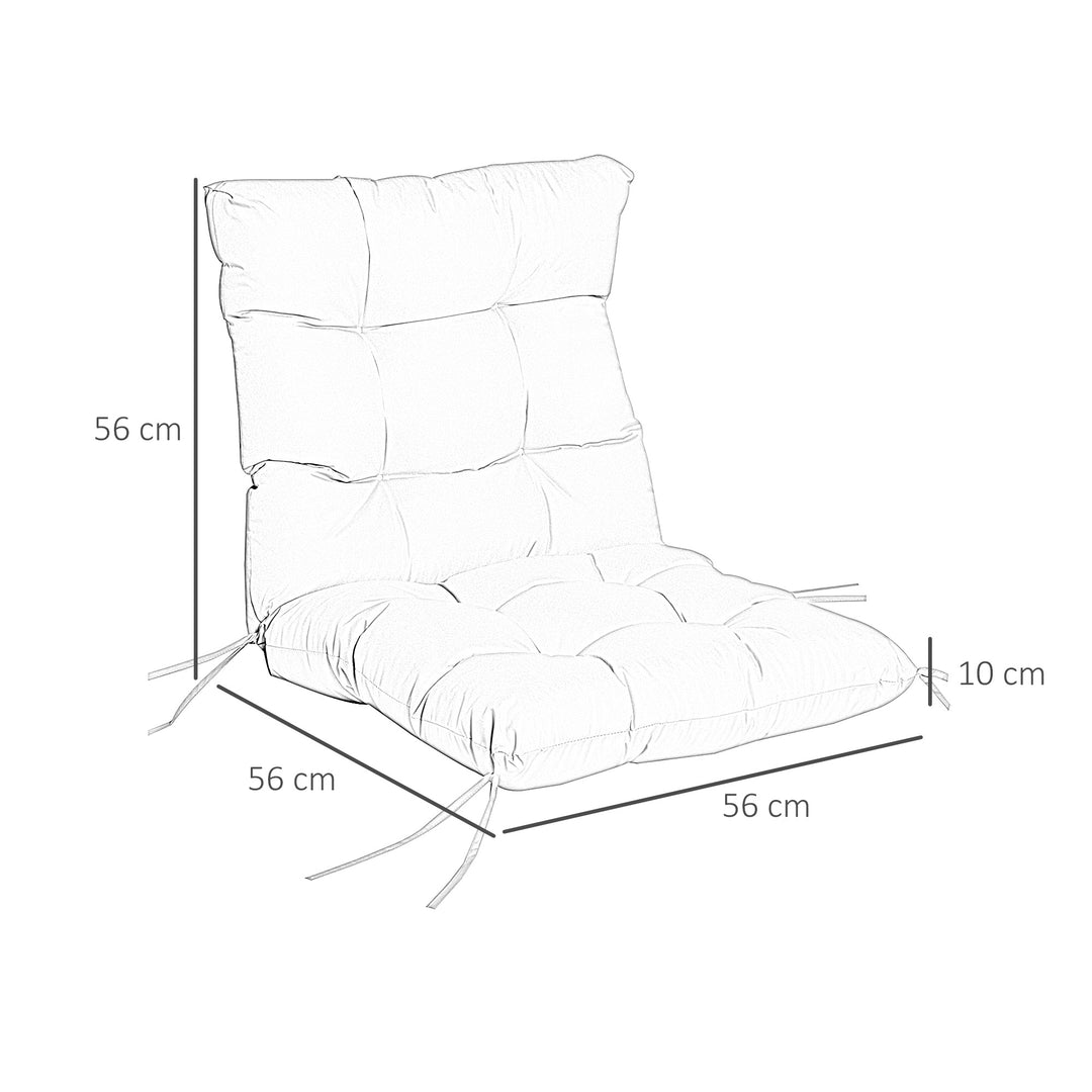 Garden Back Chair Cushion