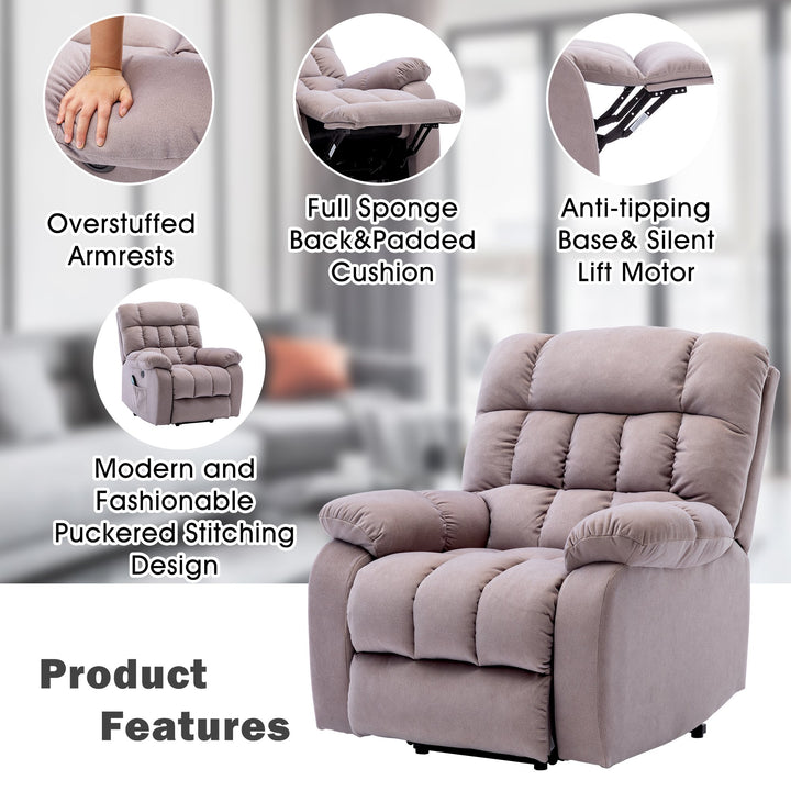 Electric Power Lift Recliner Massage Chair with Heating