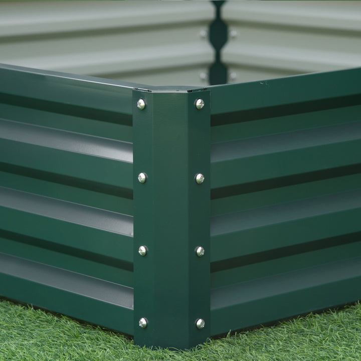 Raised Garden Bed Metal Planter Box for plants