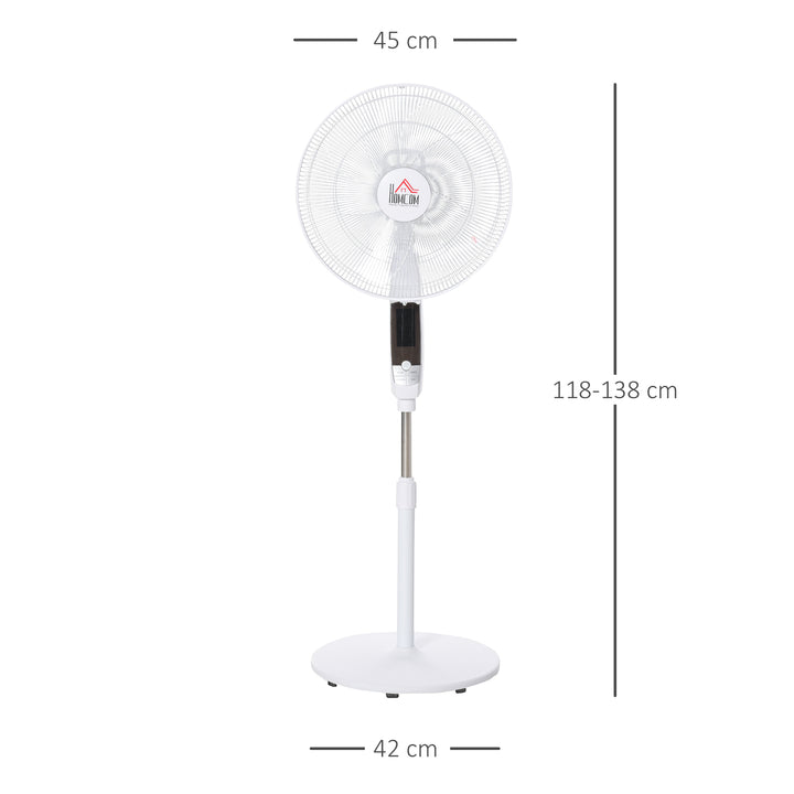 Pedestal Fan 54'' with LED Display