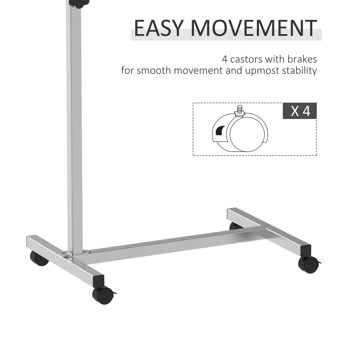 Portable Overbed Table with Wheels