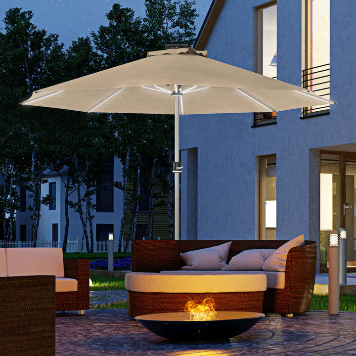 Waterproof LED Patio Umbrella