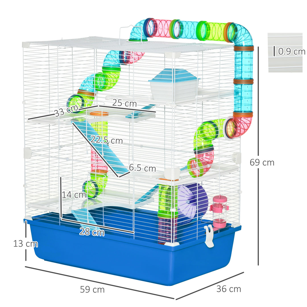 Large Hamster Cage with Accessories