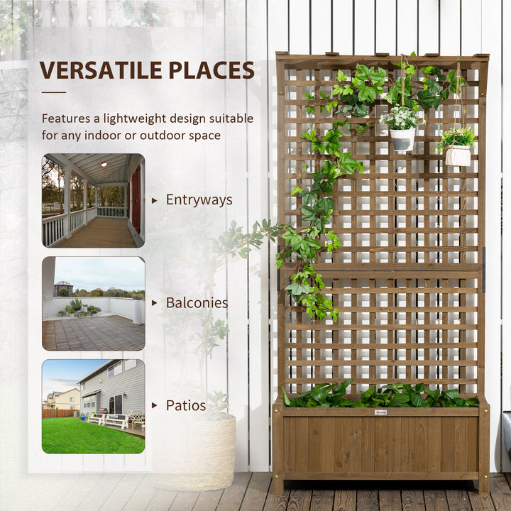 2 Pcs Raised Bed with Drainage Holes